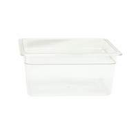 Thunder Group 1/2 Size Clear Polycarbonate Food Pan 6in Depth - PLPA8126 