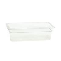 Thunder Group 1/3 Size Clear Polycarbonate Food Pan 4in Depth - PLPA8134 