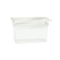 Thunder Group 1/3 Size Clear Polycarbonate Food Pan 8in Depth - PLPA8138 