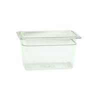 Thunder Group 1/4 Size Clear Polycarbonate Food Pan 6in Depth - PLPA8146 