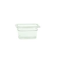 Thunder Group 1/9 Size Clear Polycarbonate Food Pan 4in Depth - PLPA8194 