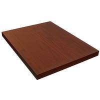 H&D Commercial Seating 24in x 30in Mahogany Colored Melamine Table Top - TM2430 D-01 
