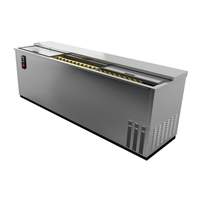 Fagor Refrigeration 95in Stainless Steel Flat Top Bottle Back Bar Cooler - FBC-95S 
