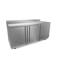 Fagor Refrigeration 72in Stainless Steel Worktop Three Section Refrigerator - FWR-72-N 