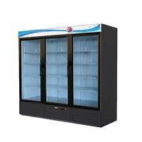Fagor Refrigeration 83" Three Section Glass Door Refrigerator Merchandiser - FMD-72