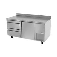 Fagor Refrigeration 68" Stainless Steel Worktop Refrigerator With Two Drawers - SWR-67-D2