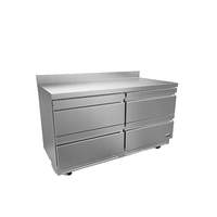 Fagor Refrigeration 61in Stainless Steel Worktop Refrigerator With Four Drawers - FWR-60-D4-N 