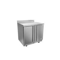 Fagor Refrigeration 36in Stainless Steel Worktop Two Section Refrigerator - FWR-36-N 
