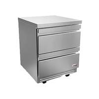 Fagor Refrigeration 28in Stainless Steel Undercounter Refrigerator - FUR-27-D2-N 