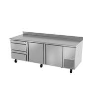 Fagor Refrigeration 93in Stainless Steel Worktop Two Drawer Refrigerator - SWR-93-D2 