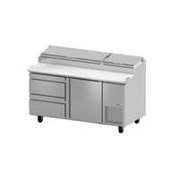 Fagor Refrigeration 68" Refrigerated Pizza Prep Table With Two Drawers - FPT-67-D2