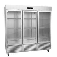 Fagor Refrigeration 84" Stainless Steel 3 Section Reach-In Refrigerator - QVR-3G-N