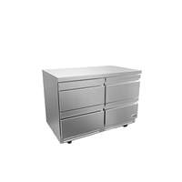 Fagor Refrigeration 49" Stainless Steel Undercounter Two-Section Refrigerator - FUR-48-D4-N