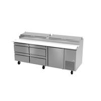 Fagor Refrigeration 93" Refrigerated Pizza Prep Table With Four Drawers - FPT-93-D4