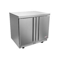 Fagor Refrigeration 36" Stainless Steel Two Section Undercounter Refrigerator - FUR-36-N