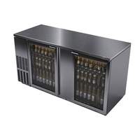 Fagor Refrigeration 70in Refrigerated Back Bar Cooler With Interior LED Light - FBB-69GS-N 