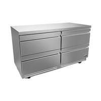 Fagor Refrigeration 60in Stainless Steel Two Section Undercounter Refrigerator - FUR-60-D4-N 