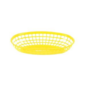Thunder Group PLBK938Y 9-3/8in Diameter Yellow Polypropylene Fast Food Basket -1dz Thunder Group PLBK938Y 9-3/8in Diameter Yellow Polypropylene Fast Food Basket -1dz