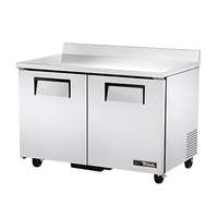 True 48in Two Section Stainless Steel Work Top Freezer - TWT-48F-HC 