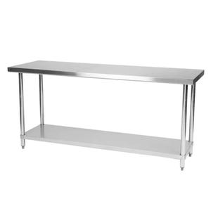 Falcon Food Service WT-2496 24" x 96" Stainless Steel 18 Gauge Worktable