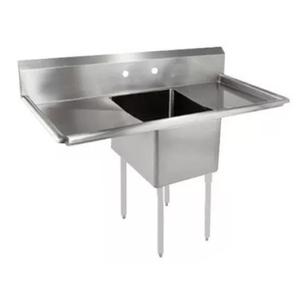 Falcon Food Service 18in x 18in Stainless Steel 1 Compartment Sink With Drainboard - E1C-18X18-2-18 