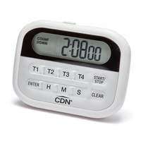 CDN Programmable Digital Timer and Clock w/ Pocket Clip - PT2