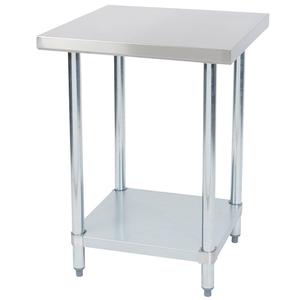 Falcon Food Service WT-2424 24" x 24" Stainless Steel 18 Gauge Worktable