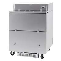 Turbo Air 34" Single Access Open Front Super Deluxe Series Milk Cooler - TMKC-34S-N-SS