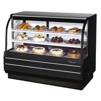 Turbo Air 60" Refrigerated Bakery Case, Curved Front Tempered Glass - TCGB-60-B-N