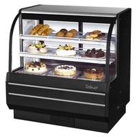 Turbo Air 48" Refrigerated Bakery Case, Curved Front Tempered Glass - TCGB-48-B-N