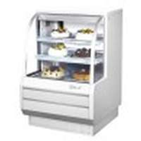 Turbo Air 36" Curved Glass Refrigerated Bakery Display Case - TCGB-36-(W)B-N