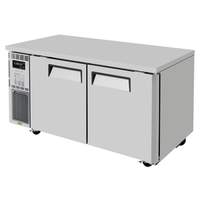 Turbo Air J Series 60in Two-Section Undercounter Narrow Depth Freezer - JUF-60S-N 