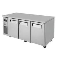 Turbo Air J Series 72in Three-Section Undercounter Refrigerator/Freezer - JURF-72-N 
