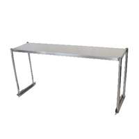 Turbo Air 46in Stainless Steel Single Overshelf for Pizza Prep Table - TSOS-P4 
