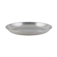 Winco 12" Diameter Brushed Aluminum Seafood Tray - ASFT-12