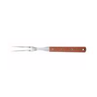 Winco 13in Stainless Steel Pot Fork with Wood Handle - KPF-612 