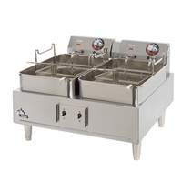 Star 530TF Star-Max® Countertop Electric 30 lb. Twin Pot Fryer