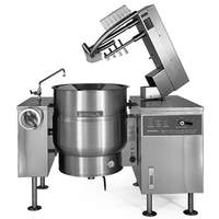 Crown Steam 100 Gallon Electric 2/3 Jacketed Tilting Kettle Mixer - ELTM-100