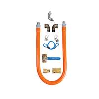 BK Resources 36in Swivel Pro Gas Hose Connection Kit with 1in Inner Diameter - BKG-GHC-10036-SW3 