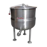 Crown Steam 20 Gallon Direct Steam 2/3 Jacketed Stationary Kettle - DL-20