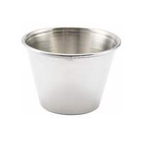 Winco 2.5oz Stainless Steel Sauce Cup - 1dz - SCP-25 