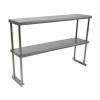Eagle Group BlendPoint 48x18 18 Gauge Stainless Double Overshelf - BPDOS-1848 
