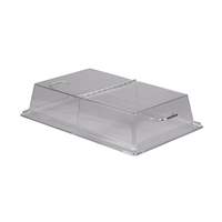 Cambro Camwear Clear Polycarbonate Rectangular Hinged Cover - RD1220CWH135