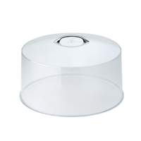 Winco Cake Stand Plastic Dome Cover w/ Chrome Handle - CKS-13C