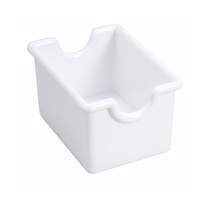 Winco White Plastic Sugar Pack Holders - 1dz - PPH-1W 