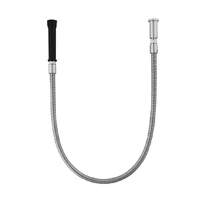 T&S Brass 68in Pre-Rinse Flexible Stainless Steel Hose with Black Handle - 5HSE68 