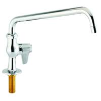 T&S Brass Deck Mount Faucet with 14in Swing Spout & Lever Handle - 5F-1SLX14 