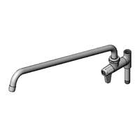 T&S Brass Pre-Rinse Add-On Faucet with 18in Spout - 5AFL18 