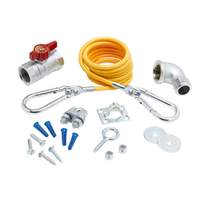T&S Brass Safe-T-Link Restrainng Cable Installation kit w/ 1" NPT - AG-KE