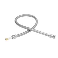 T&S Brass 68" Pre-Rinse Flexible Stainless Steel Hose Assembly - B-0068-H2A